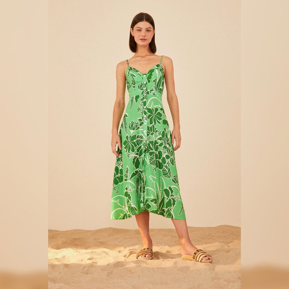 FARM Rio Beautiful Nature Dress size XS New with Tags GORGEOUS!!!